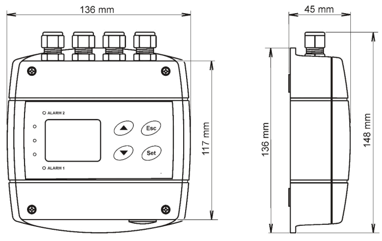 cometsystem H5421 CO2 Concentration Temperature Humidity Other Calculated Humidity Variables Regulator - FIG 4