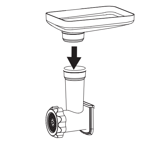 taurus 913600A Kitchen Machine with Jug Blender and Meat Mincer - assembly 16