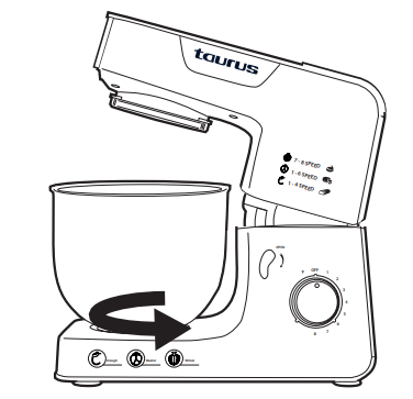 taurus 913600A Kitchen Machine with Jug Blender and Meat Mincer - assembly 9