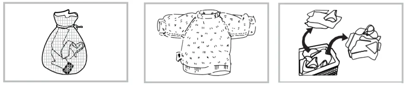 HADEN HW1217 7KG Washing Machine - Separate clothes with