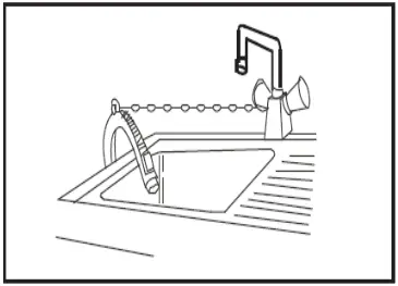 HADEN HW1217 7KG Washing Machine - drain pipe 2
