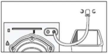 HADEN HW1217 7KG Washing Machine - inlet hose