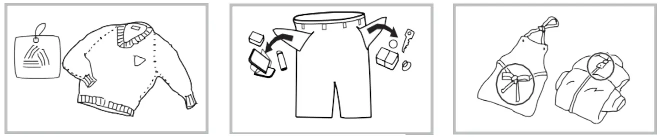 HADEN HW1217 7KG Washing Machine - pockets