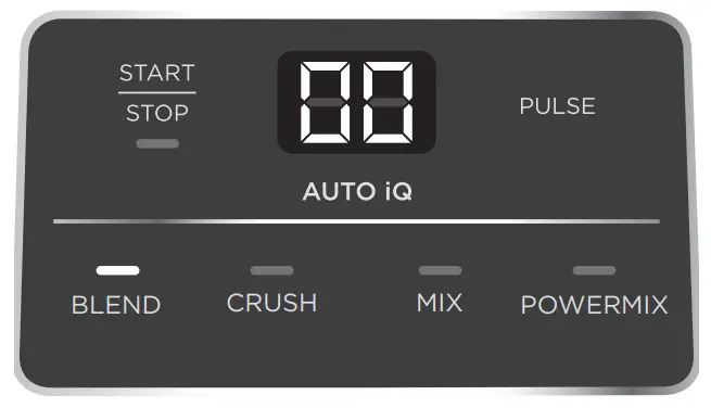 NINJA CB100EU Power Nutri Blender 2 In 1 - PANEL