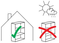 ILVI 407213900000 Low Board Comfortable TV Unit - warning 1