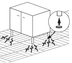 ILVI 407213900000 Low Board Comfortable TV Unit - warning 7