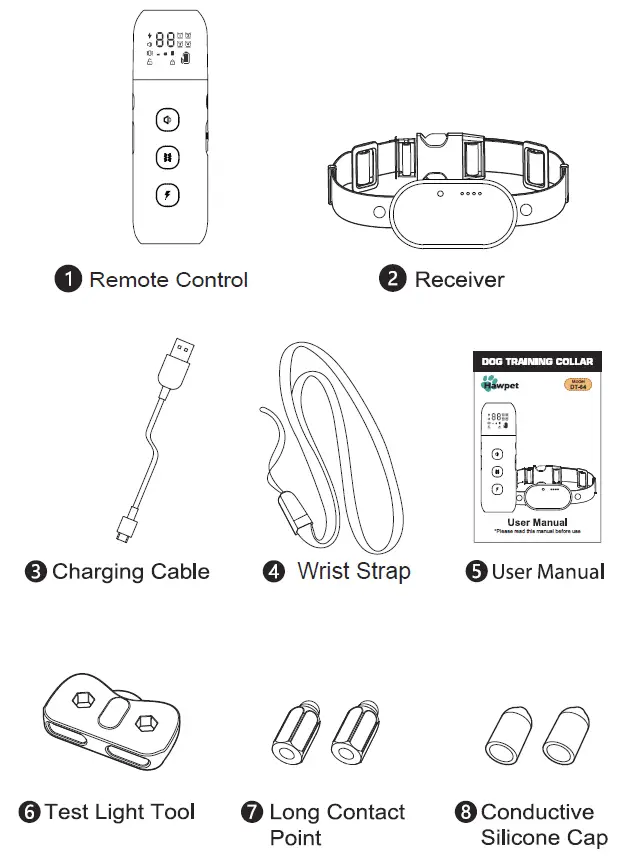 Hawpet-DT-64-Dog-Training-Collar-fig-1