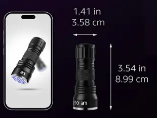 LEPRO-1100008-UV-flashlight-Black-Light-fig-1