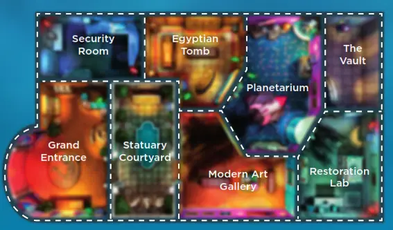 Hasbro F61090000 Clue Board Game Robbery at the Museum - FIG 28