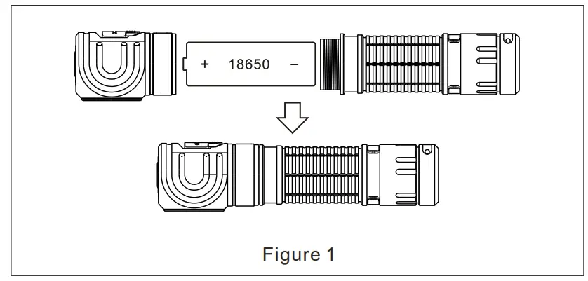 SPERAS M2R Rechargeable Light - Figure 1