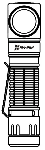 SPERAS M2R Rechargeable Light