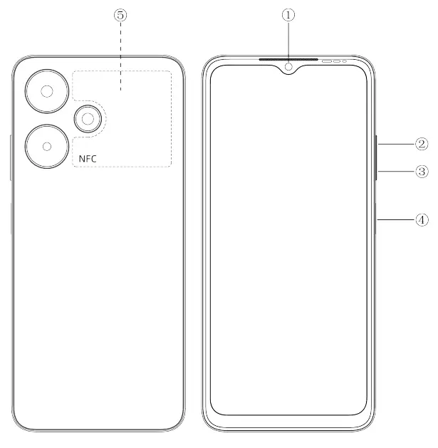 Infinix X669D HOT 30i Smartphone - Front camera