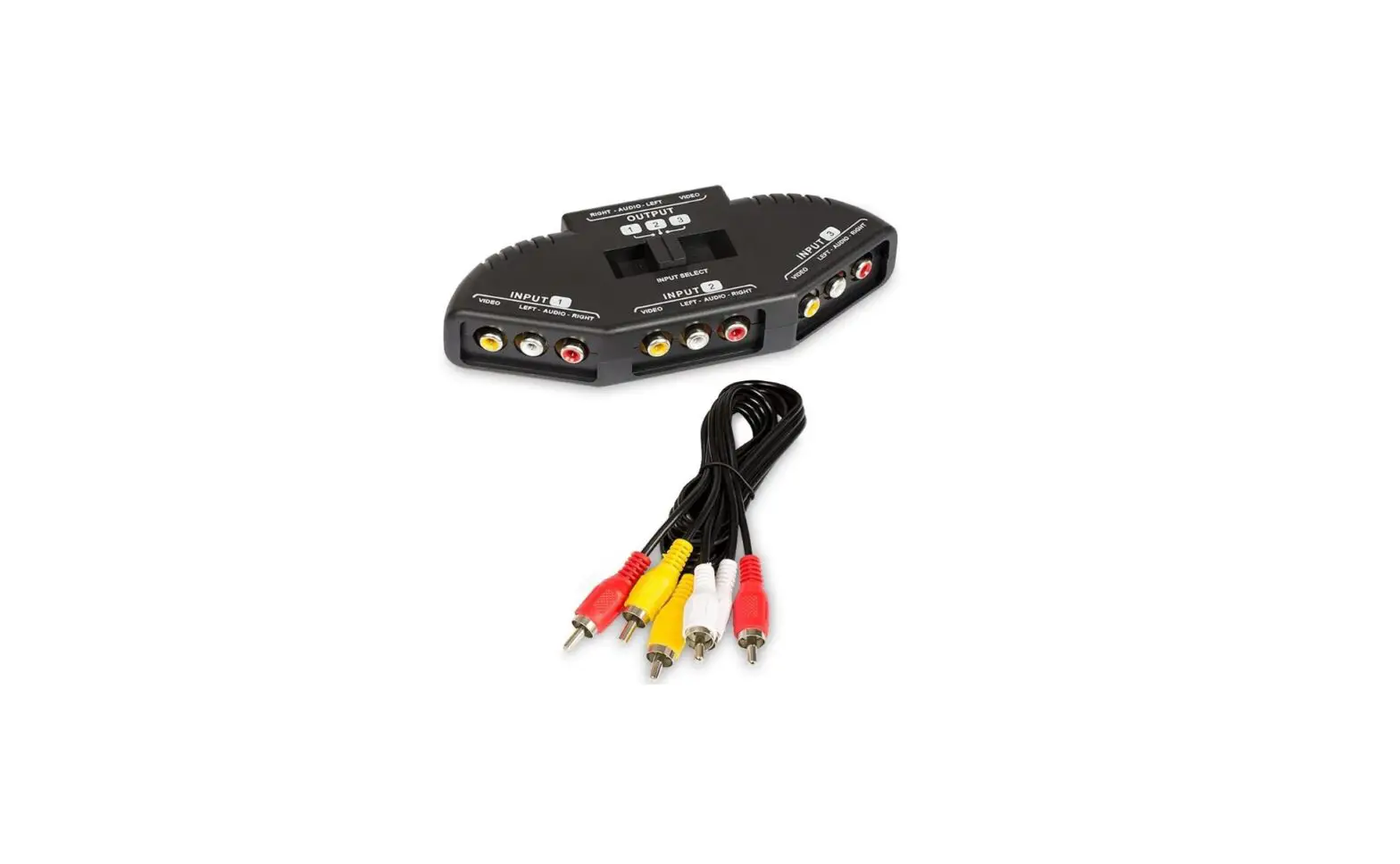 Fosmon A1602 Rca Splitter With 3-way Audio User Manual