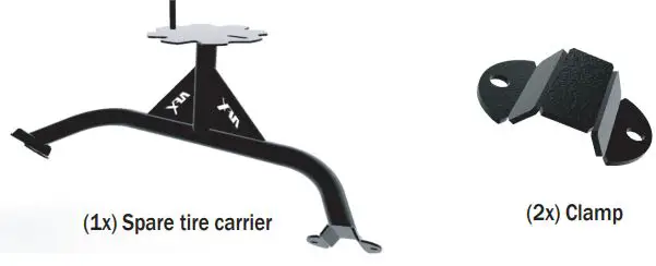 AFX-MOTORSPORTS-POR040-Spare-Tire-Carrier-fig 1