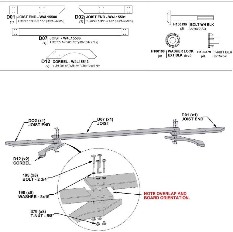 Backyard DISCOVERY 2101579COM Beaumont 20 ft x 12 ft Light Brown All Cedar Wooden Pergola - ASSEMBLY2