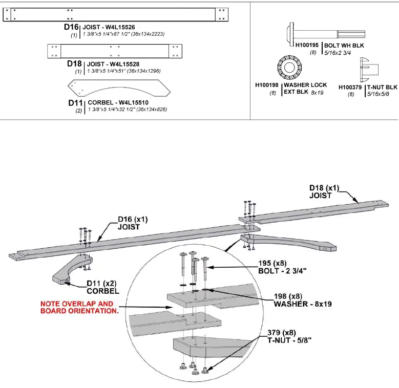 Backyard DISCOVERY 2101579COM Beaumont 20 ft x 12 ft Light Brown All Cedar Wooden Pergola - ASSEMBLY6