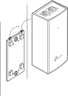 tp-link EAP650 - Mounting the PoE Adapter 2