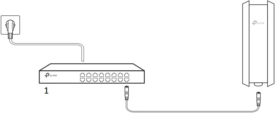 tp-link EAP650 - Via PoE Switch
