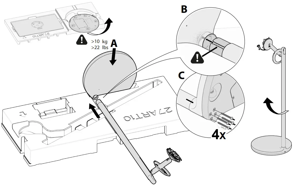 LG StanbyME Rollable Smart Touch Screen TV - fig