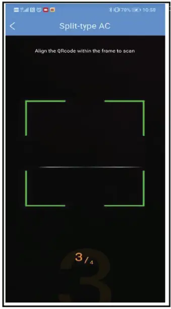 Choice The “Scan the QR code”