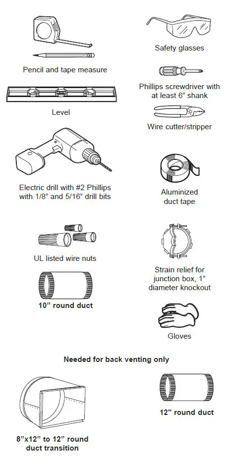 MONOGRAM ZVW1360 36 and 48 Inch Wall Hood Instruction Manual-fig-2