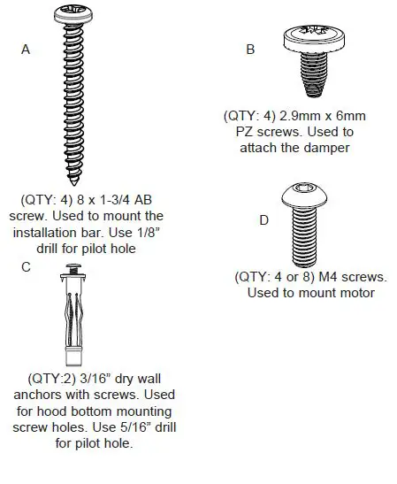 MONOGRAM ZVW1360 36 and 48 Inch Wall Hood Instruction Manual-fig-4