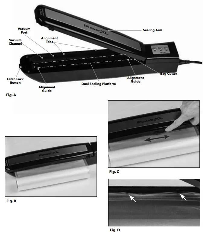 PowerXL HR0013SS Duo NutriSealer - Instructions For Use