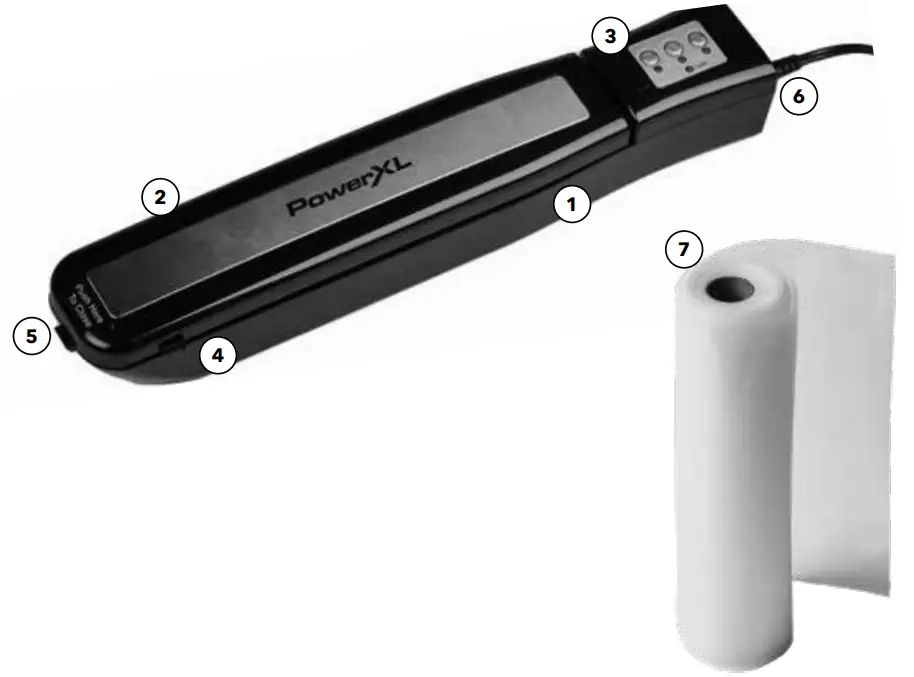 PowerXL HR0013SS Duo NutriSealer - parts