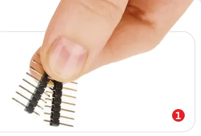 MikroElektronika MIKROE-1834 Tilt Click Compact Add-On Board - Soldering the headers