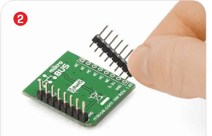 MikroElektronika MIKROE-1834 Tilt Click Compact Add-On Board - upwards