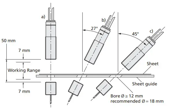 microsonic dbk+5 Empf 3CDD M18 K7K2 Ultrasonic Double Sheet Detection With 2 Switched Outputs 2