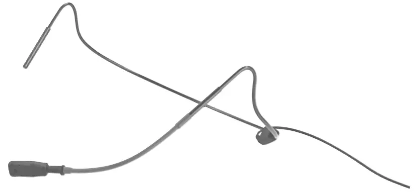 MONACOR HSE Series Headband Microphone