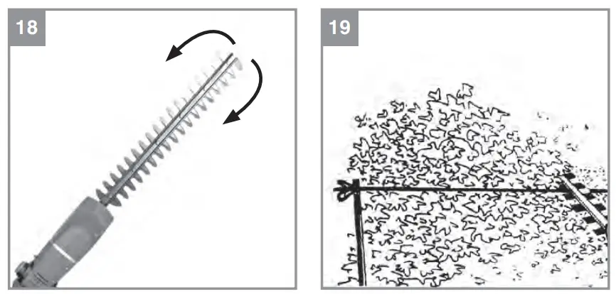 Einhell GE-HC 18 Cordless Telescopic Hedge Trimmer - Fig 8
