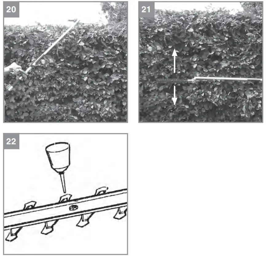 Einhell GE-HC 18 Cordless Telescopic Hedge Trimmer - Fig 9