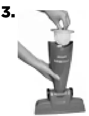 Emptying the dirt container