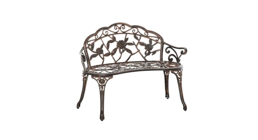 Outsunny 84b-484 Cast Aluminum Garden Bench Instruction Manual