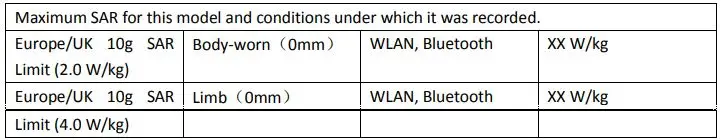 Lenovo TB310FU Smart Tablet User Guide - GUIDELINES FOR EXPOSURE TO RADIO WAVES