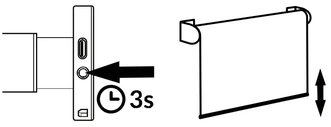 NEO SMART BLINDS RC W Remote Control - Head Button