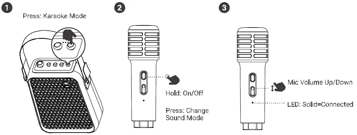 Divoom-Songbird-HQ-Dual-Mic-Karaoke-and-Bluetooth-Speaker-fig- (4)