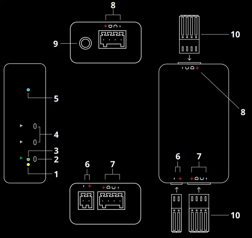 RC4 WIRELESS RC4Magic Series 3 DMXpix Wireless Pixel Driver - fig1