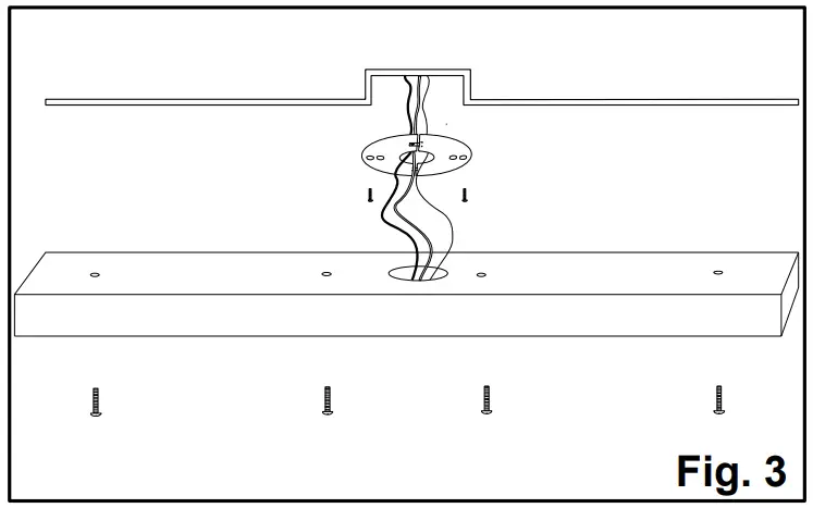EnviroLite STCONN1 4P 8 FT Industrial LED White Strip Light Fixture with 4 T8 LED Tubes - CEILING MOUNT