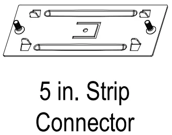 EnviroLite STCONN1 4P 8 FT Industrial LED White Strip Light Fixture with 4 T8 LED Tubes - sold separately