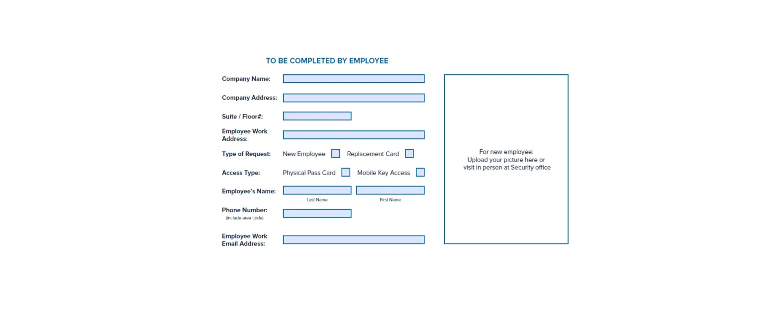 Cadillac Fairview Property Access Authorization Form Instruction Manual
