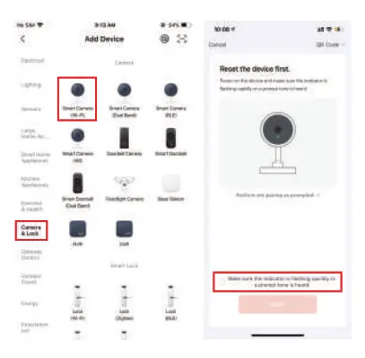 tuya TY017 Wall Lamp Security WiFi Camera - camera clock