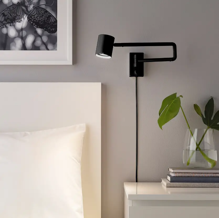 IKEA NYMANE Wall Lamp with Swing Arm-PRODUCT