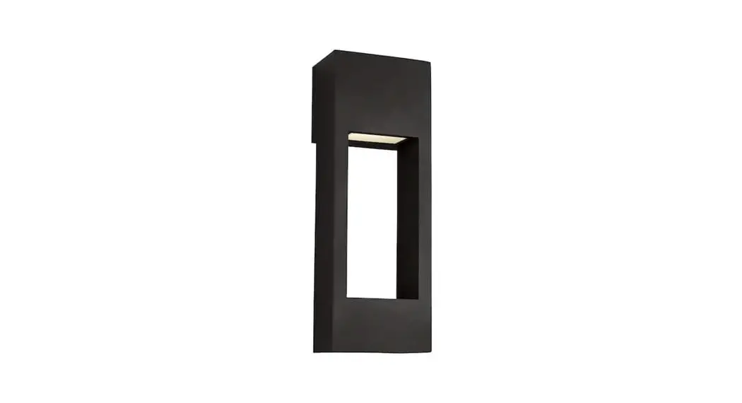 The Home Depot Testa Large 2-light Black Led Outdoor Wall Lantern Sconce Instruction Manual
