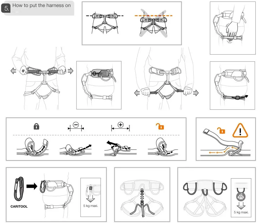 PETZL-C0070700C-ASPIC-Climbing-and-Mountaineering-Seat-Harness-Suitable-FIG-5