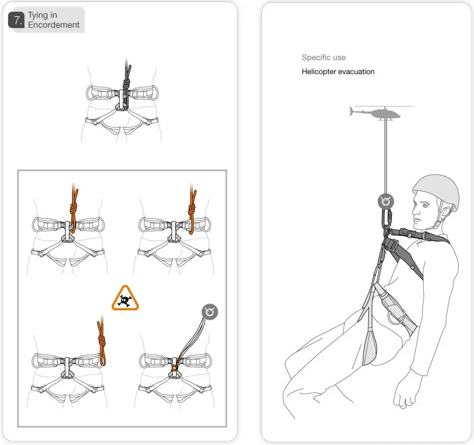 PETZL-C0070700C-ASPIC-Climbing-and-Mountaineering-Seat-Harness-Suitable-FIG-8
