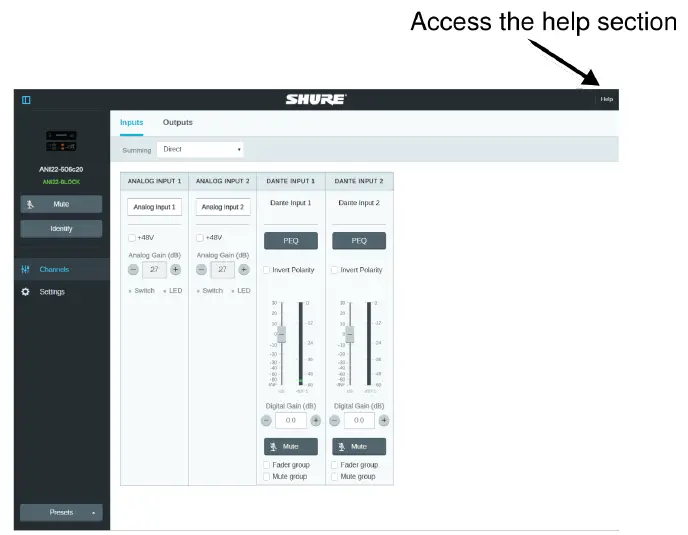 SHURE ANI22 Audio Network Interface 5