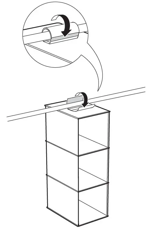 IKEA-PLUGGLAND-Hanging-Storage-W-3-Compartments-FIG-3